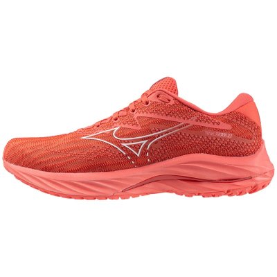 Zapatillas Para Correr Mizuno WAVE Rider 27 Mujer - Coral / Blancos - Chile M891XERBJY